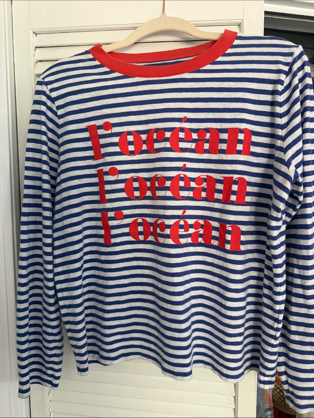 J. Crew French Stripe Knit Top